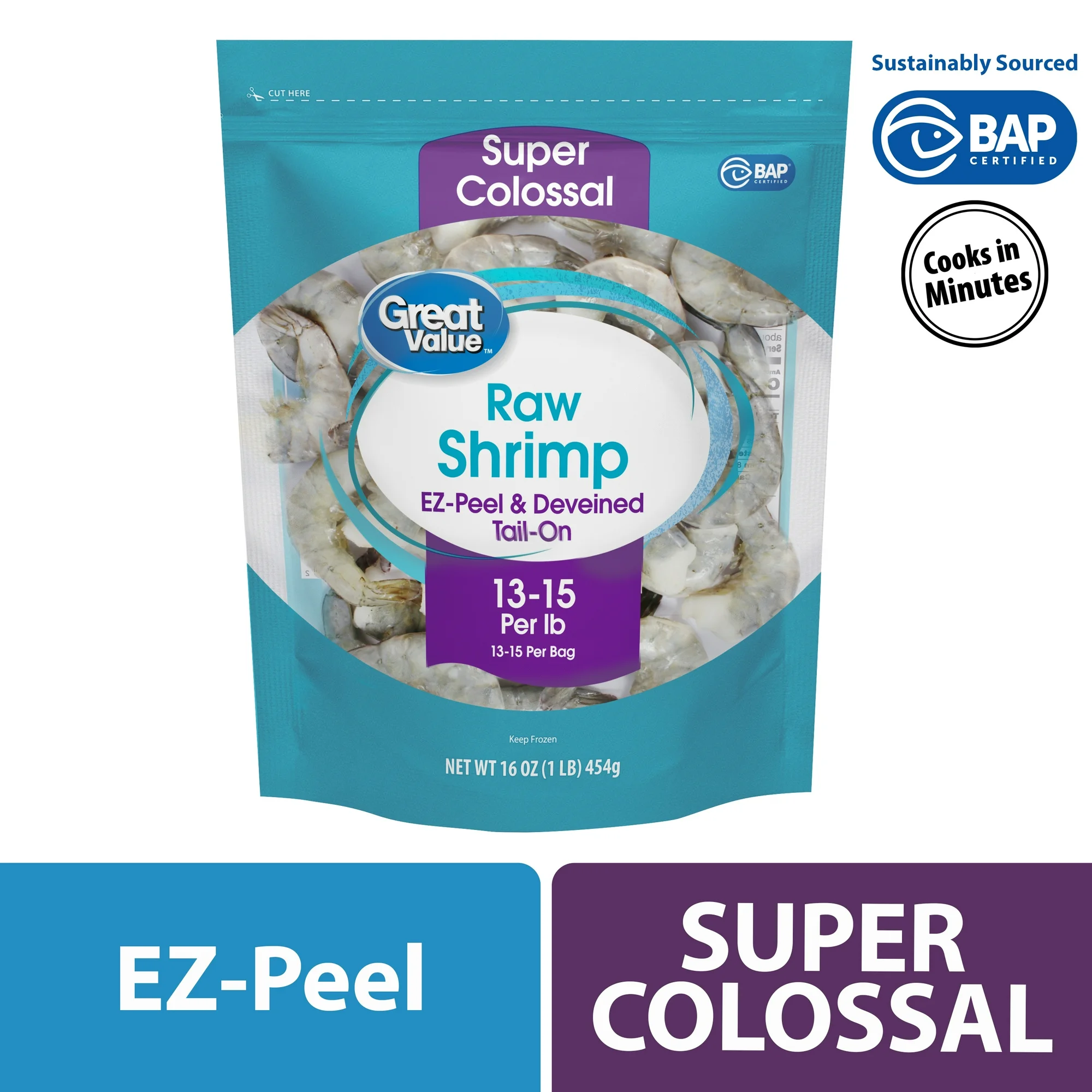 Frozen Raw Super Colossal Shrimp